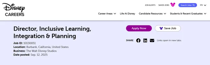 Disney’s DEI Job Posting Ignites Fan Fury And Exposes The Company’s Culture War Agenda
