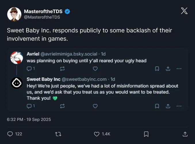 Sweet Baby Inc sparked backlash by claiming “we’re just people” in response to criticism over their role in video game narratives.
