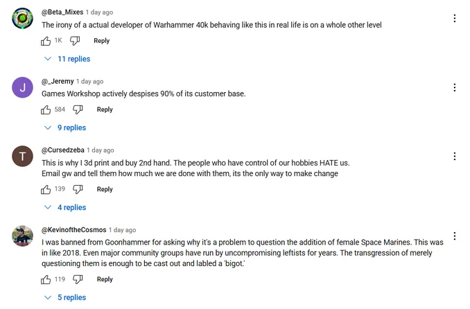 Community critics warn that Games Workshop’s silence risks alienating the very customers funding the Warhammer hobby.
