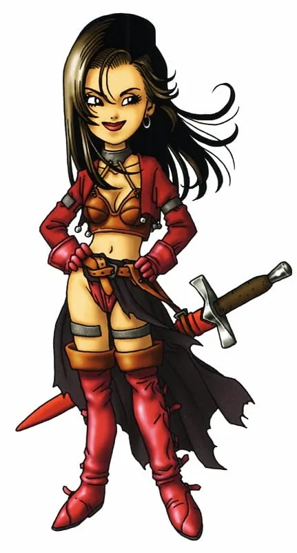 Aishe’s original design from Dragon Quest VII: Fragments of the Forgotten Past (1997).