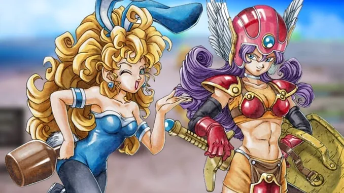 Both the female Gadabout and Warrior characters were redesigned with more modest outfits in Dragon Quest III HD-2D Remake