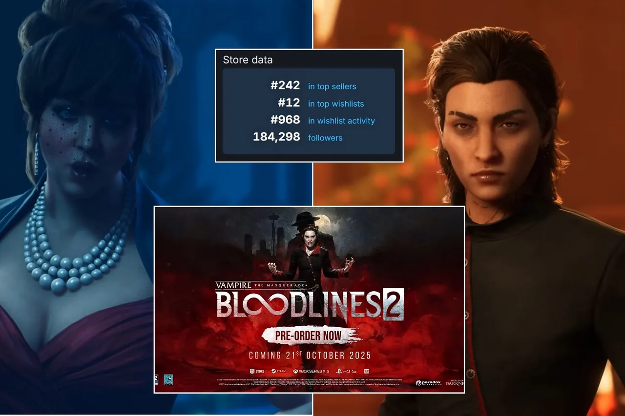 Vampire The Masquerade Bloodlines 2 Slammed For Day One DLC Scandal And Pathetic Preorder Numbers In Game Stores