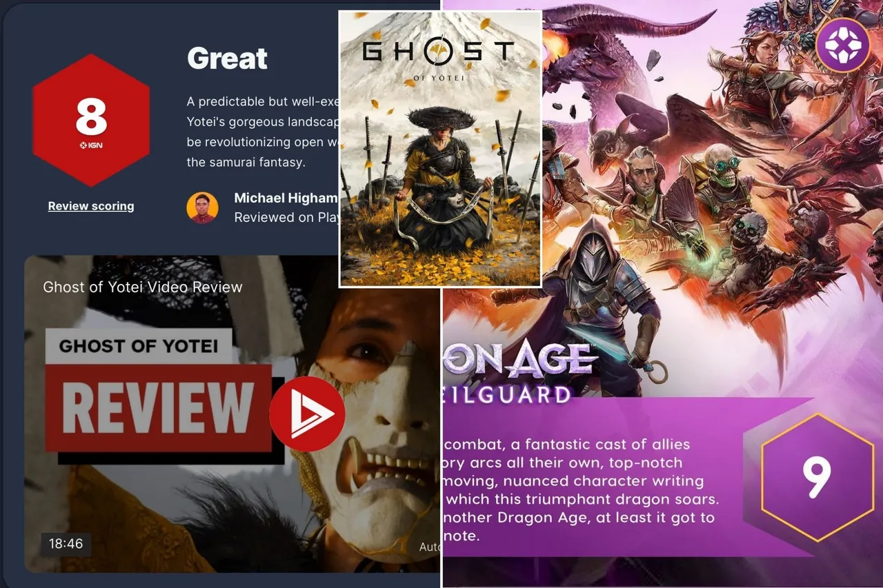 IGN Gives Ghost of Yotei Lower Score Than Dragon Age Veilguard, Critics ...