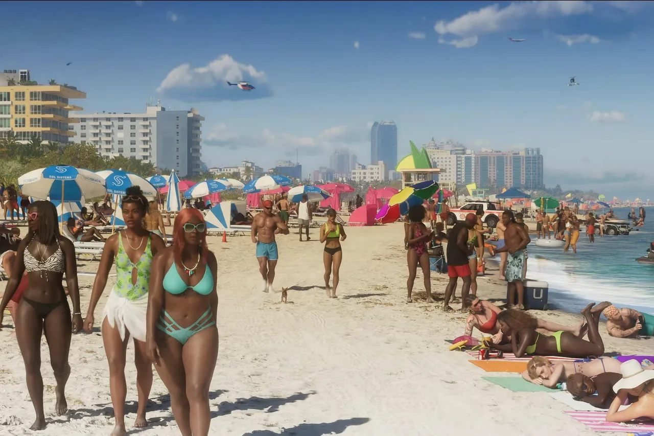 GTA 6 Leak #13 Shows Enormous Vice Beach Crowds, NPC Variety and New Open-World Details